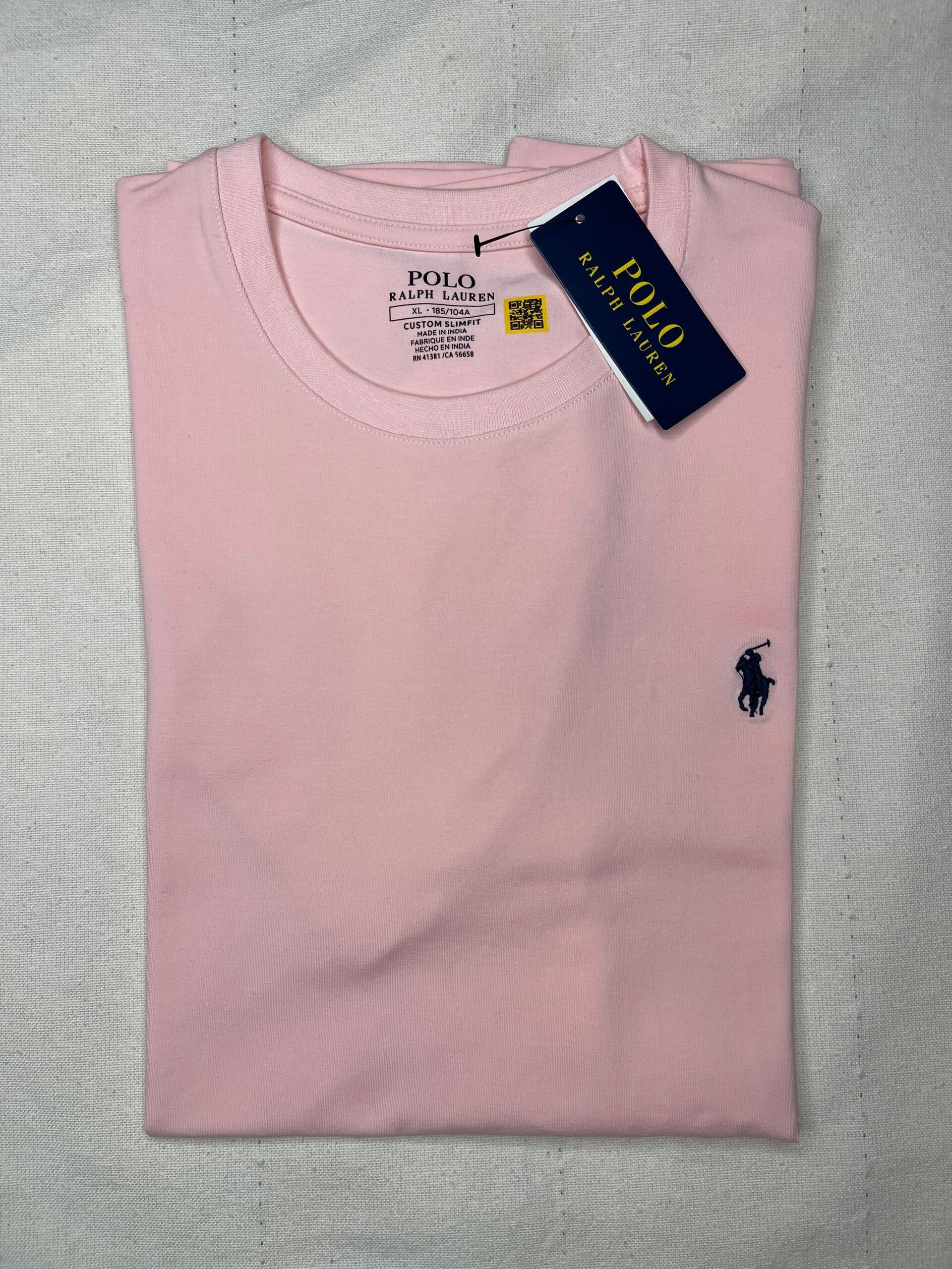 Polo Ralph Lauren Pink Custom Slim Fit T-Shirt