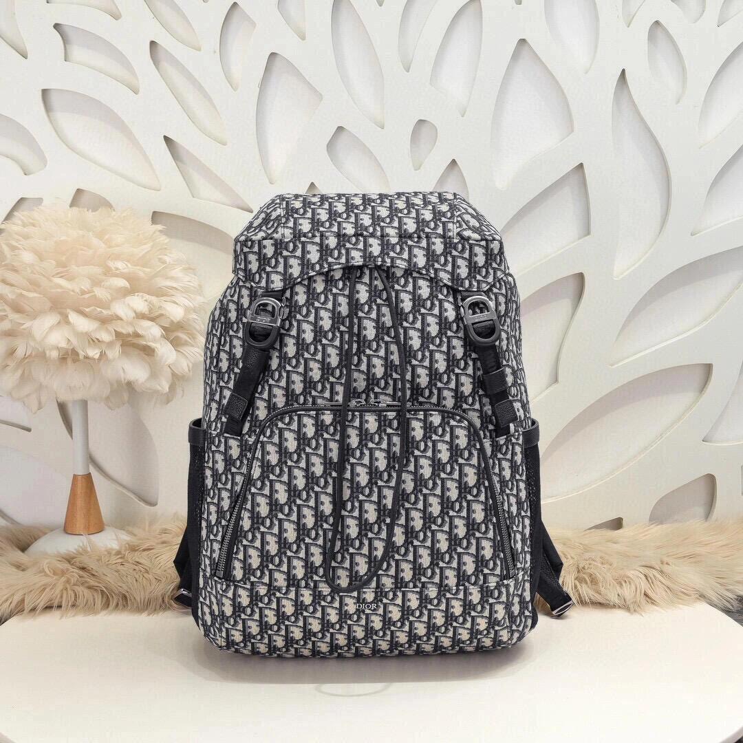 Dior Oblique Drawstring Backpack