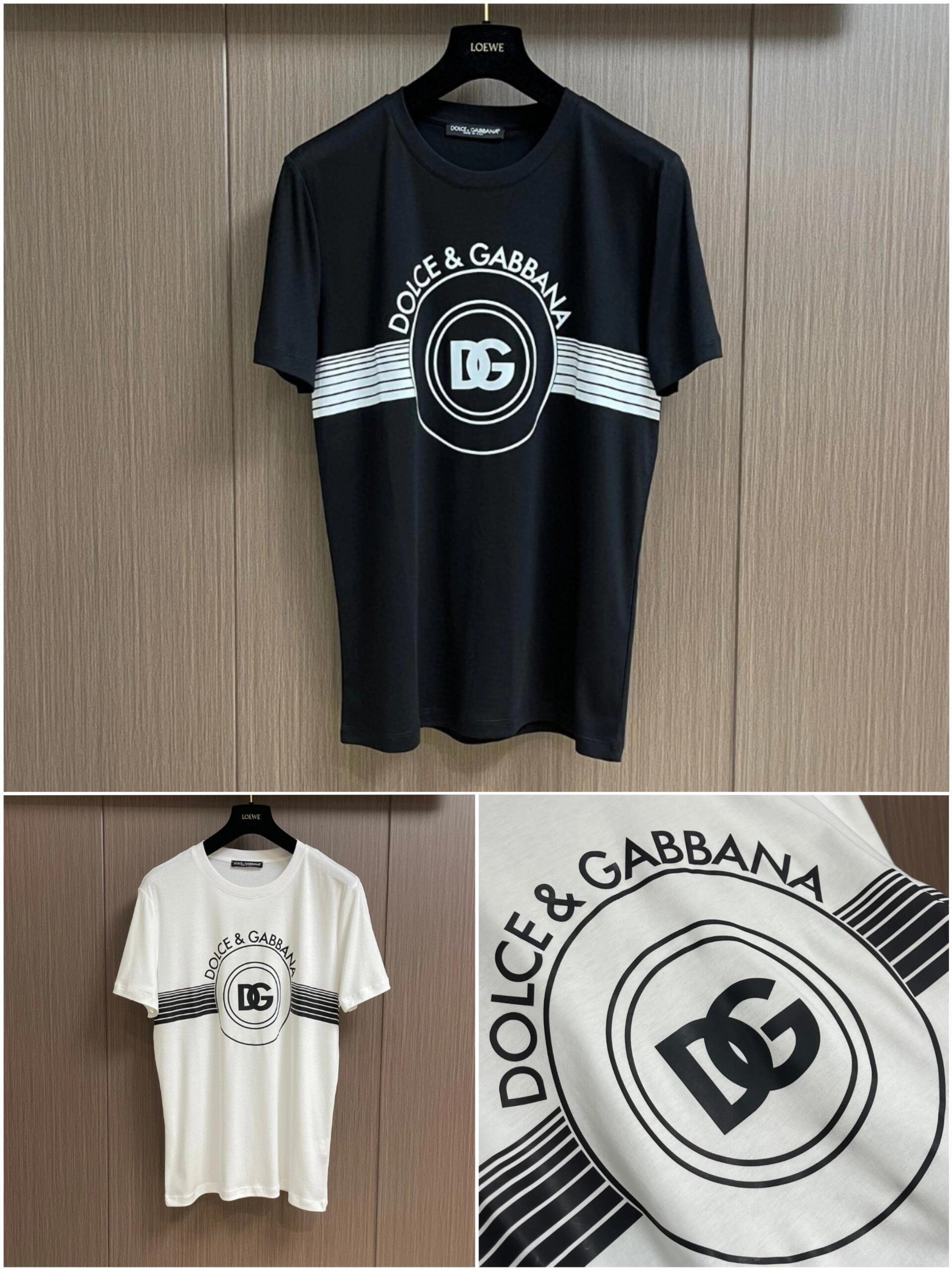 Dolce & Gabbana DG Logo Stripe T-Shirt
