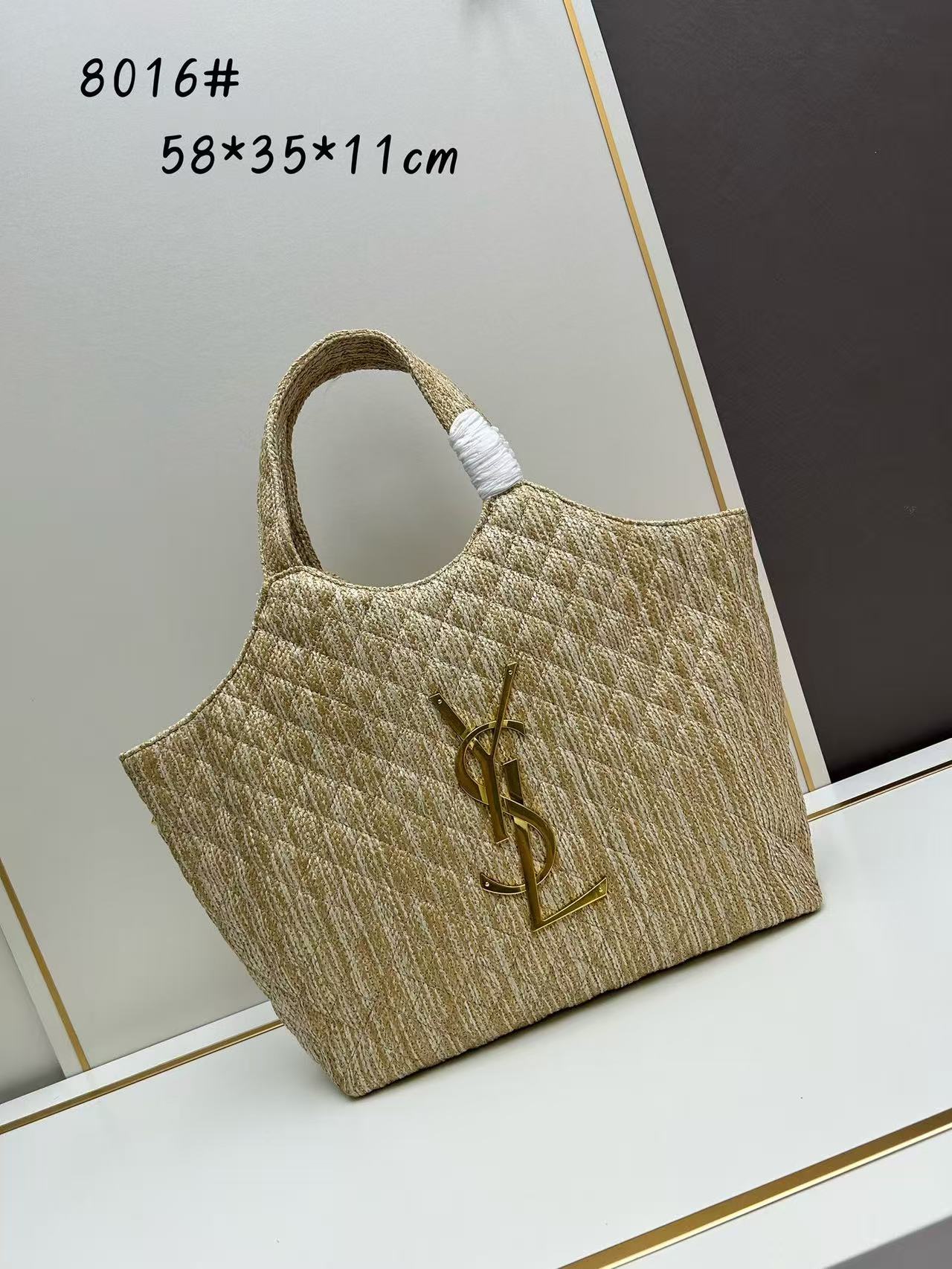 8016 Metallic Gold Tote Bag