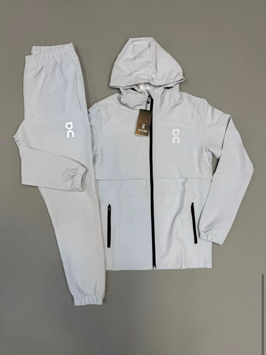 On Running White Hooded Tracksuit