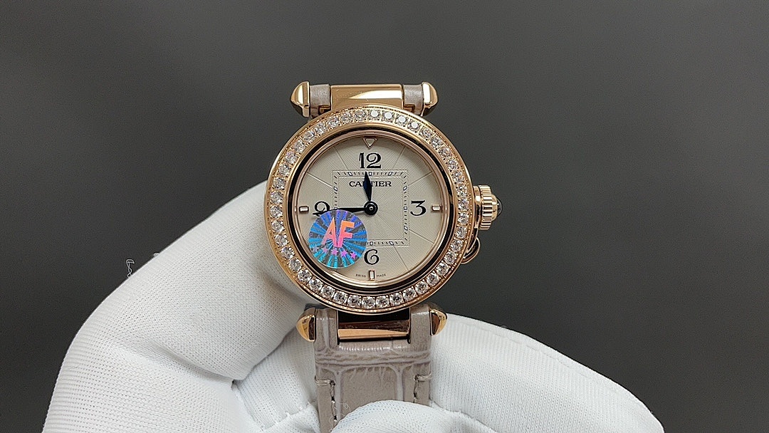 Cartier Diamond Bezel Wristwatch