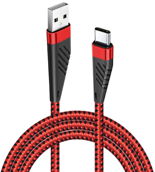 F218 Braided USB-A to USB-C Cable