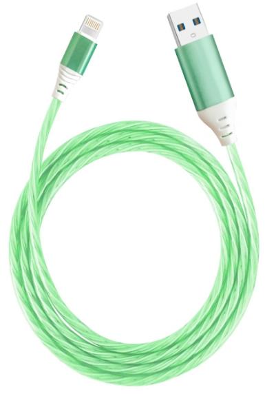 F175 Flowing Light USB to Lightning Cable