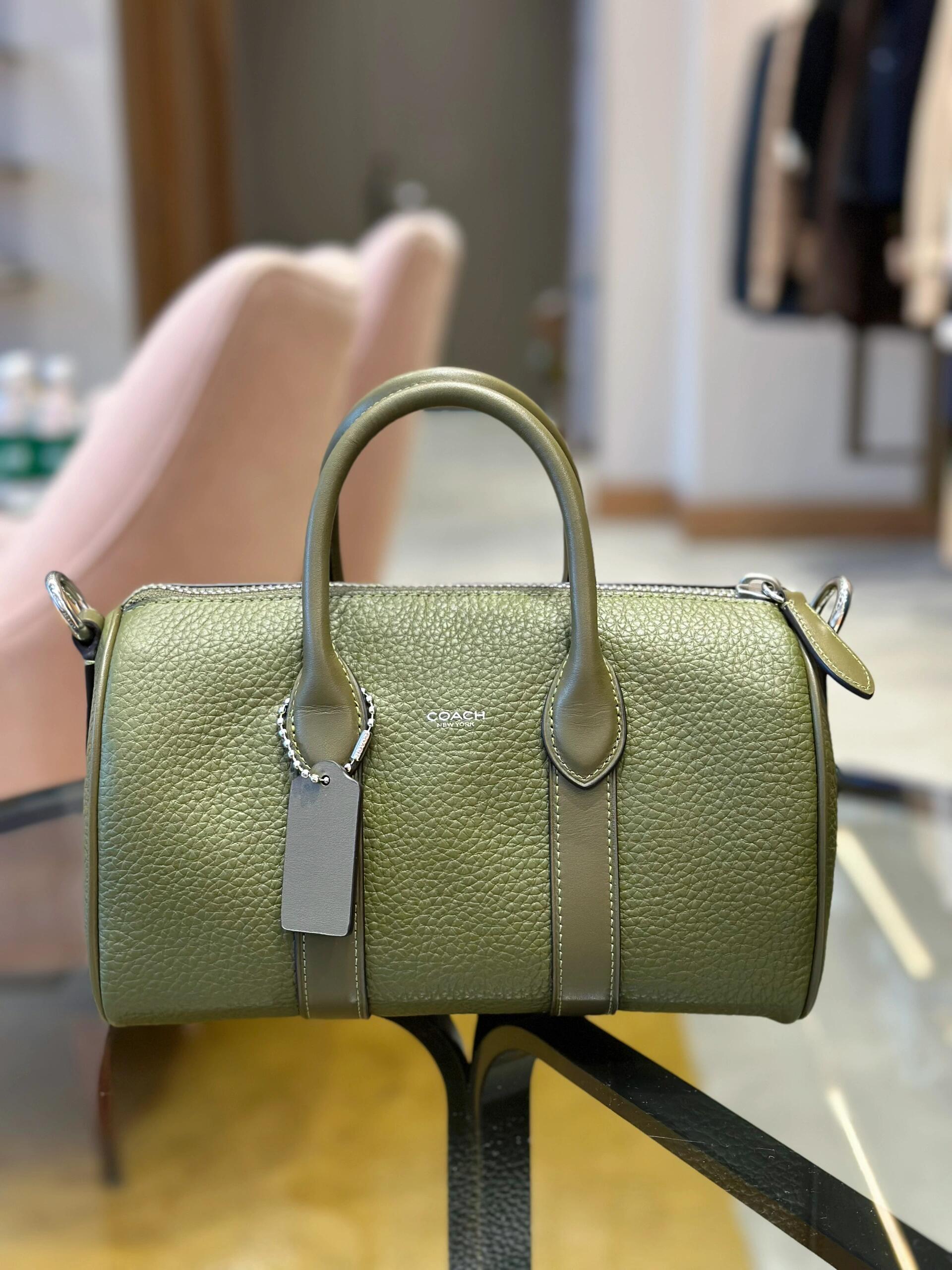 COACH Pebbled Barrel Handbag