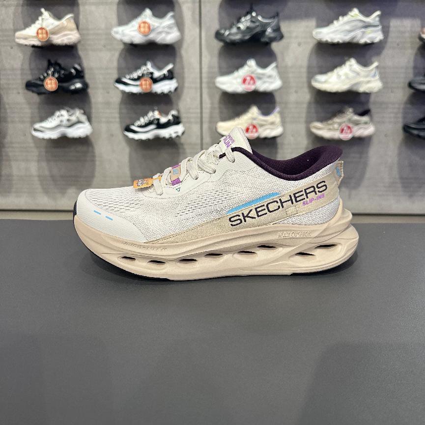 SKECHERS Slip-ins Cream Athletic Shoe