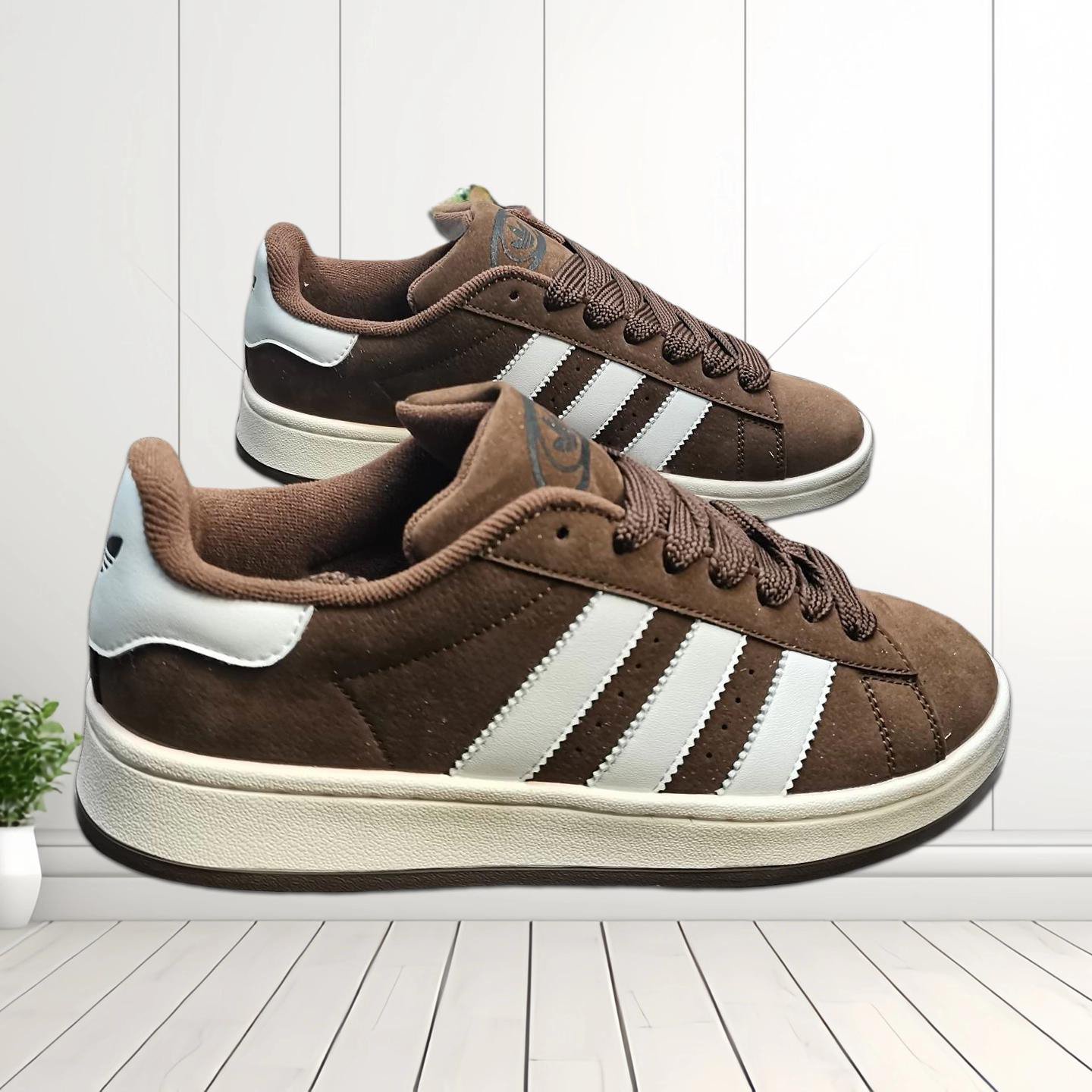 Brown Low-Top Sneakers