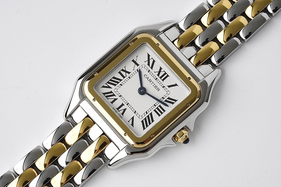 Cartier Two-Tone Square Wristwatch