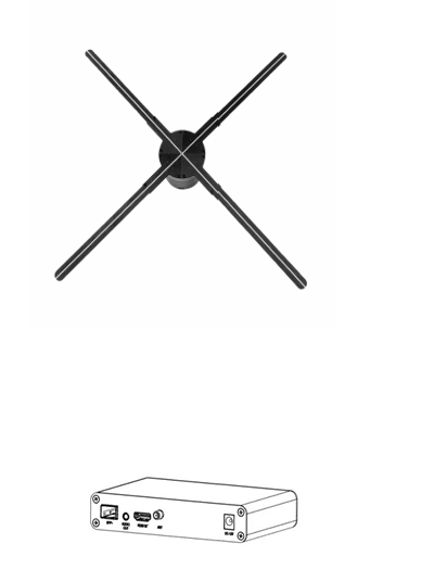 Holo-Smart65 HDMI Hologram Fan
