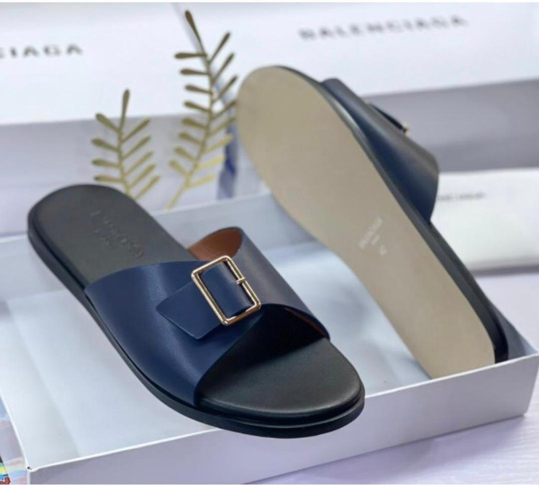 Buckle Slide Sandals