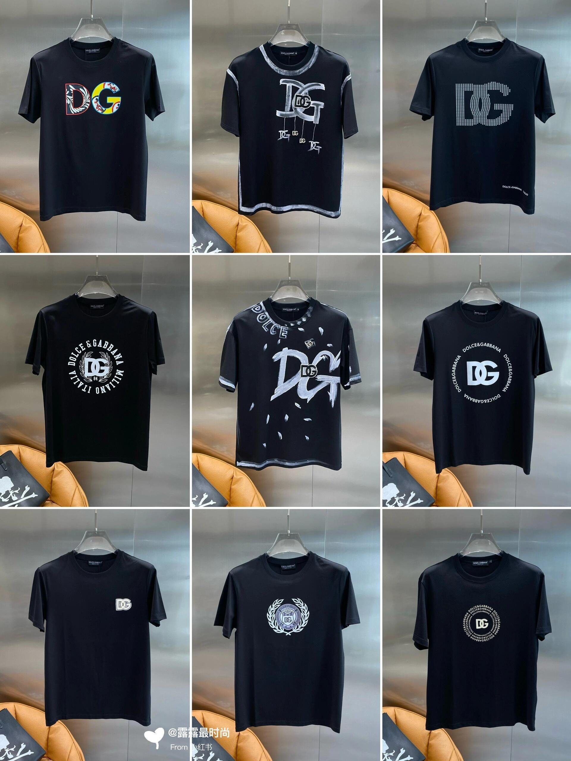 Dolce & Gabbana Multicolor DG Logo T-Shirt