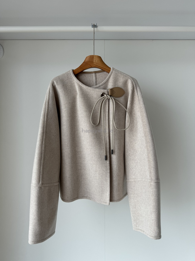 Women's Tie-Neck Cropped Jacket