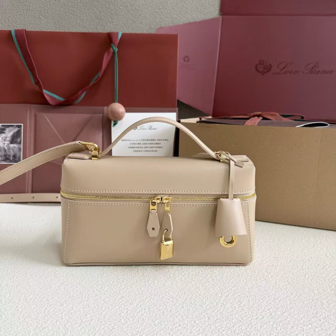 Structured Vanity Crossbody Bag