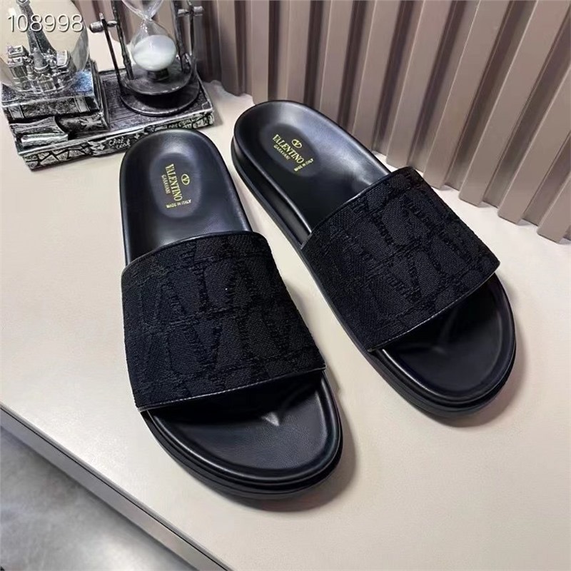 Valentino Garavani Tonal VLogo Slide Sandals 108998
