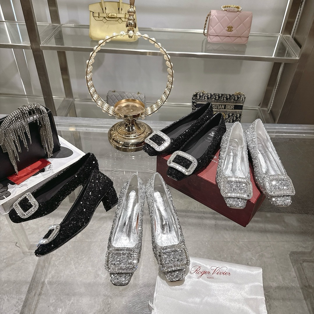 Roger Vivier Crystal Buckle Pumps