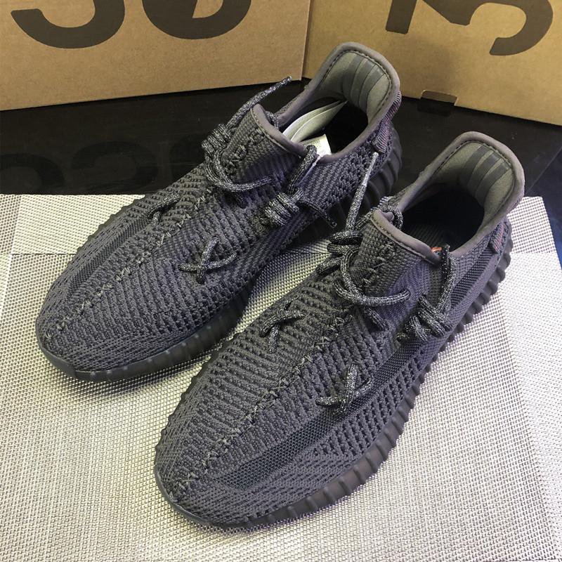 Black Patterned Knit Low-Top Sneakers