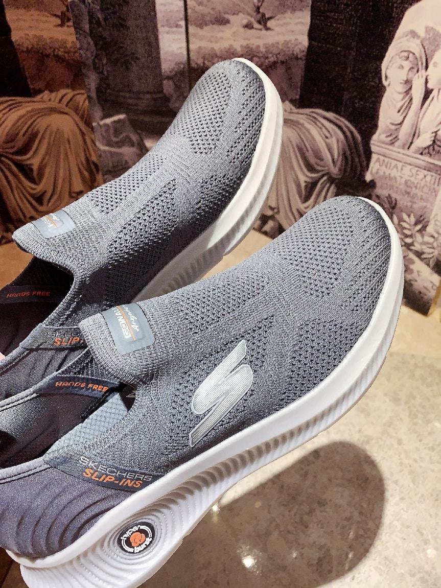 Skechers Slip-ins Gray Knit Sneaker