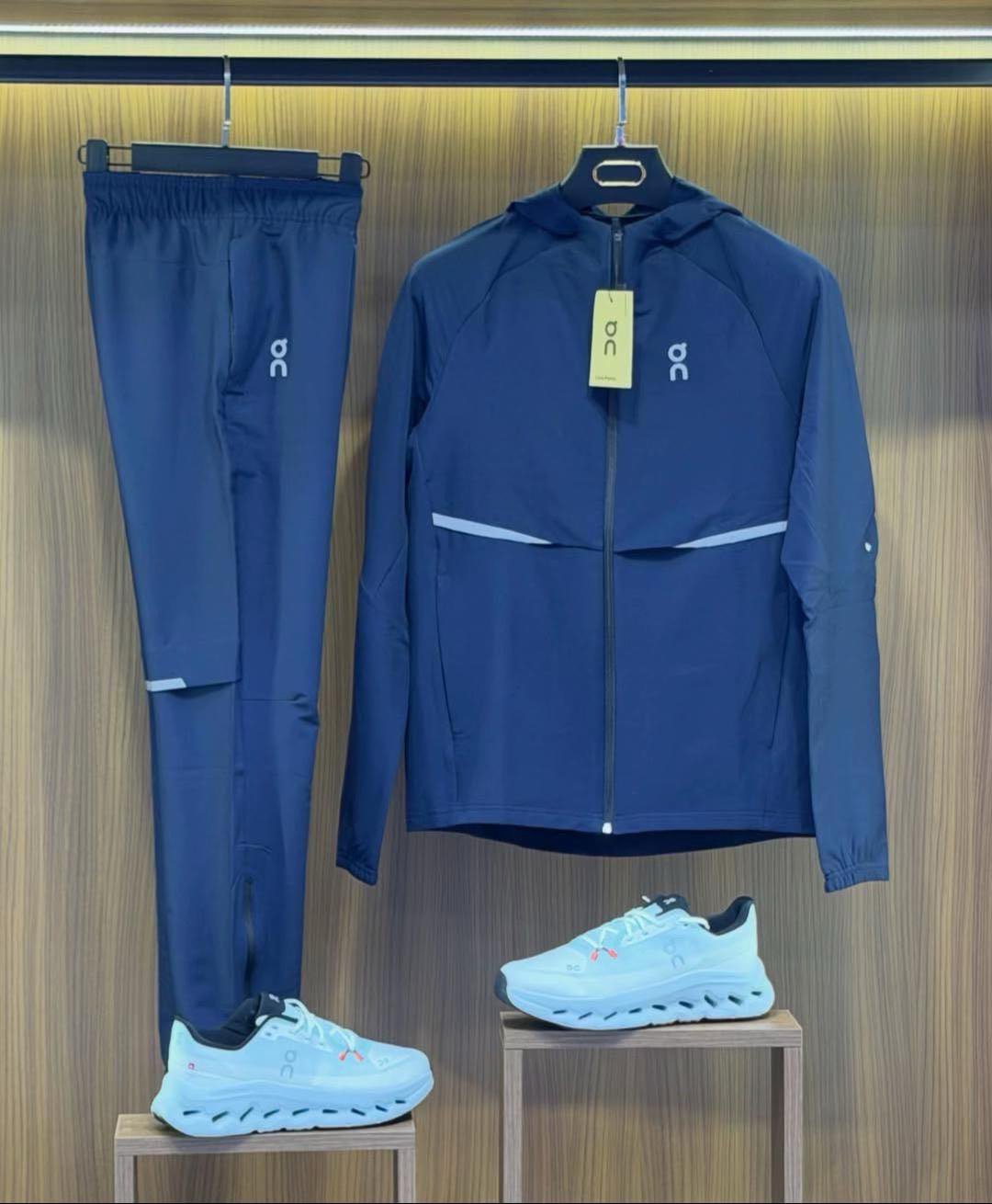 On Navy Hooded Tracksuit