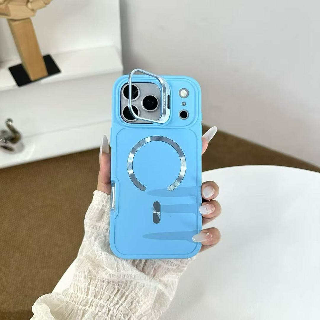 Magnetic Ring Camera Guard Phone Case