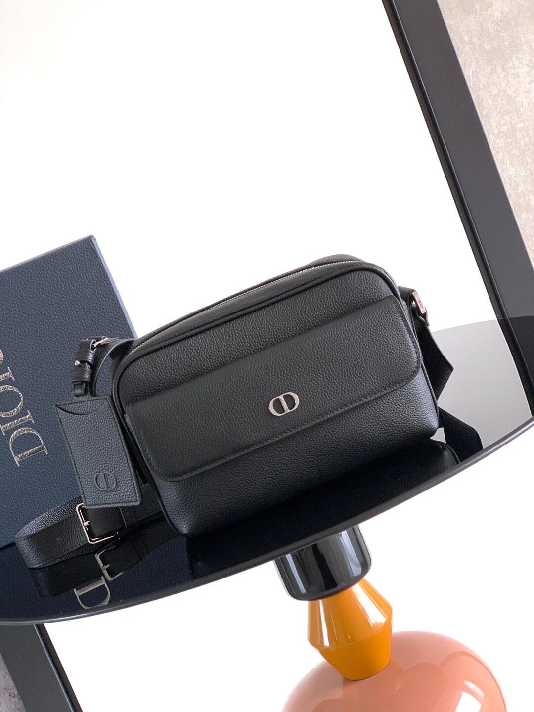 Dior CD Black Camera Crossbody Bag