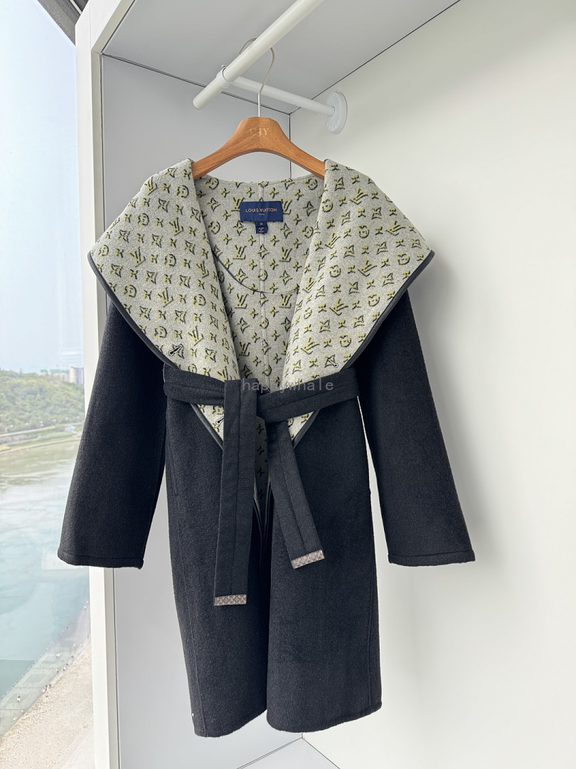 Louis Vuitton Monogram Hooded Coat