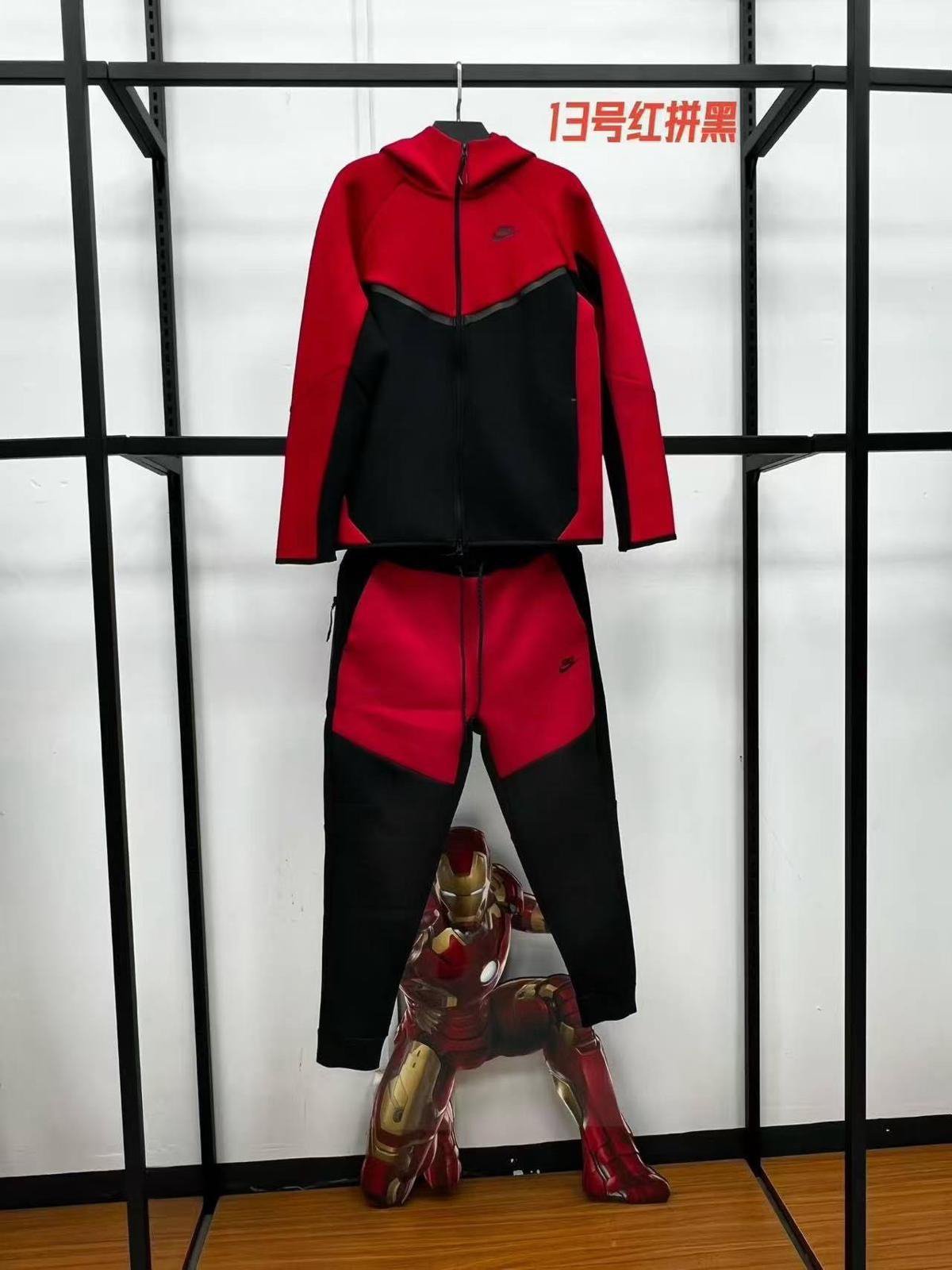Nike Color-Block Hooded Tracksuit - Style 13