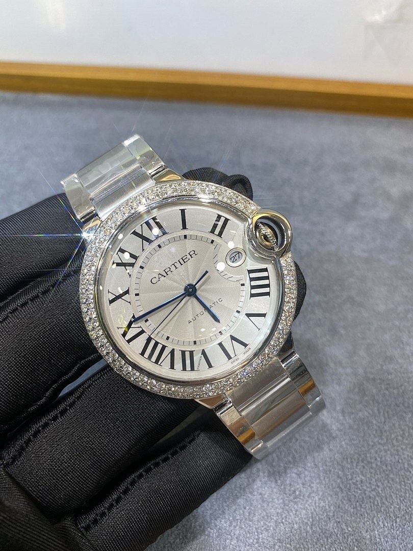 Cartier Automatic Silver Wristwatch