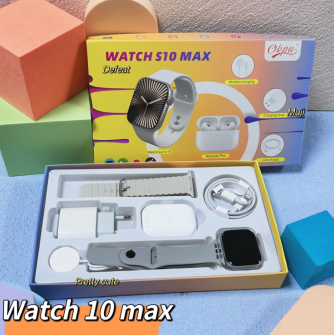 WATCH S10 MAX Smartwatch and Earbuds Set