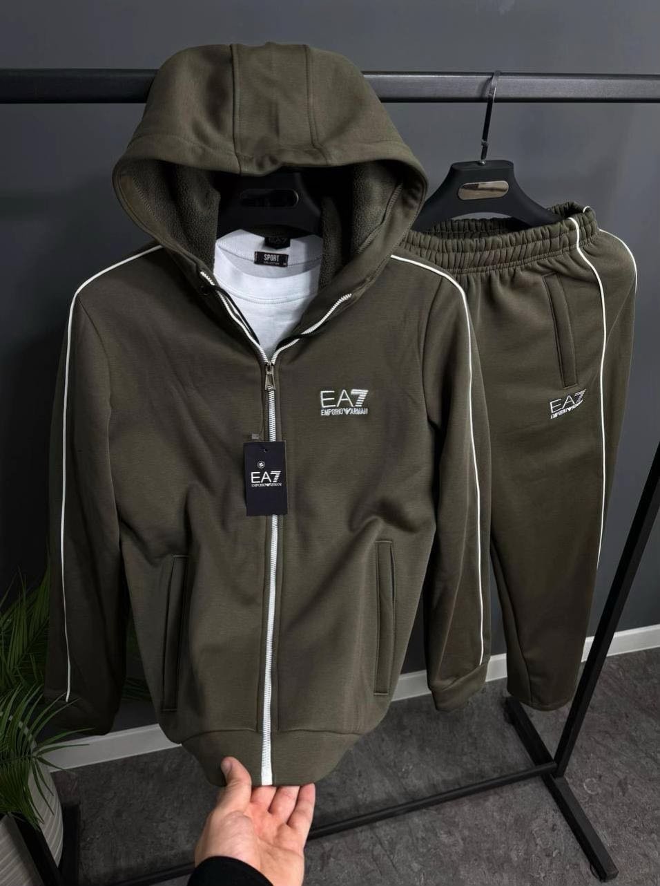 EA7 Hooded Track Suit