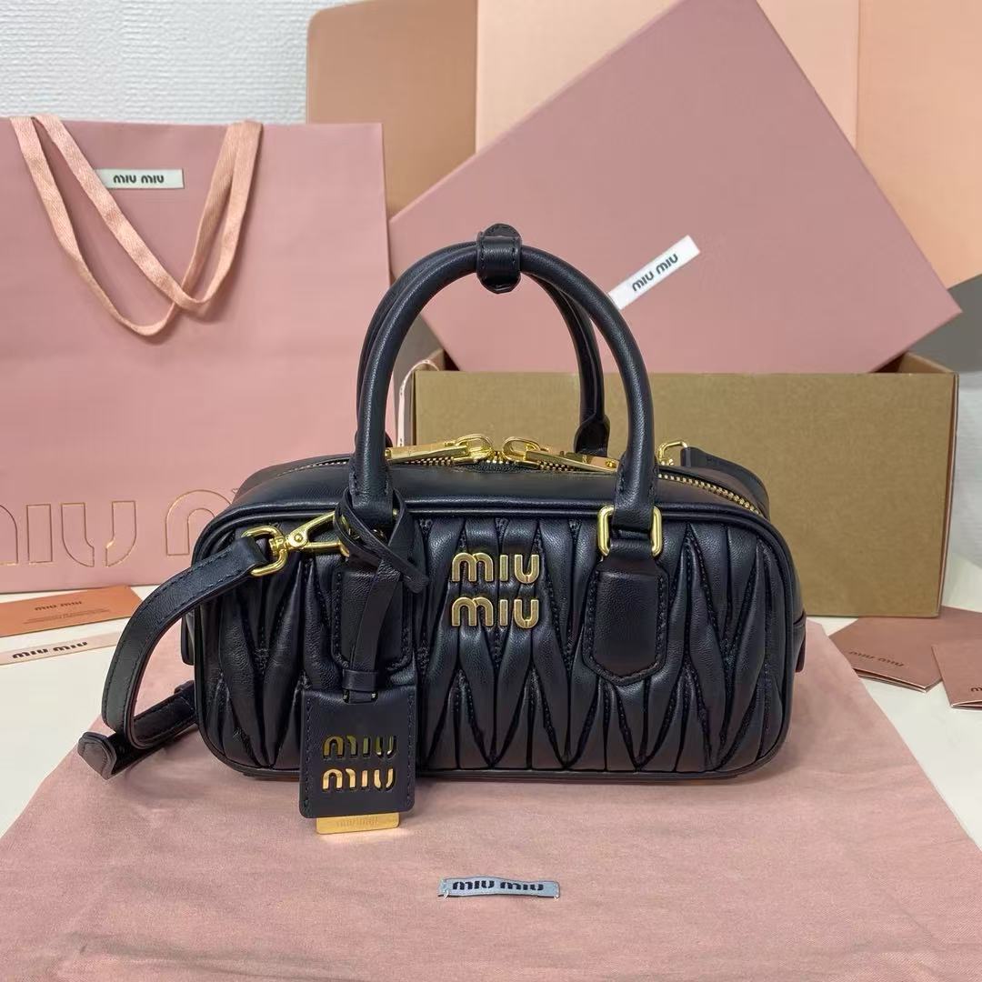 Miu Miu Matelassé Mini Top-Handle Bag