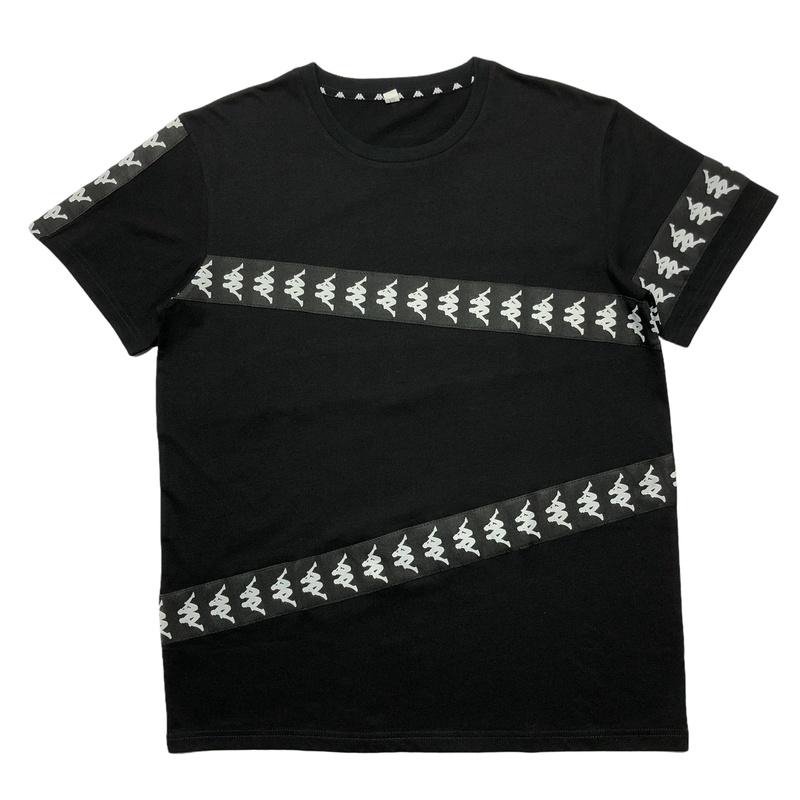 Kappa Diagonal Logo-Tape T-Shirt