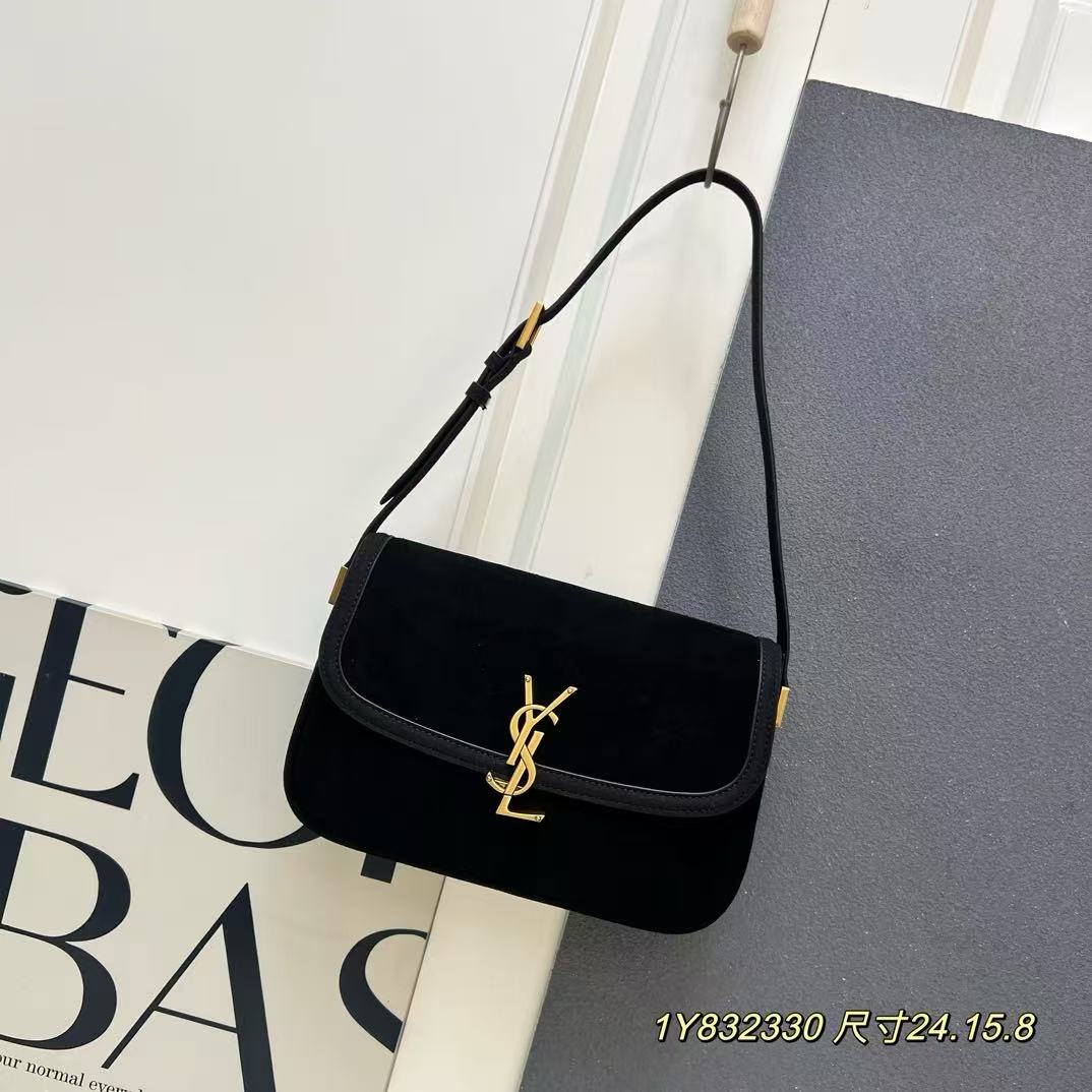 Saint Laurent YSL Suede Shoulder Bag 1Y832330