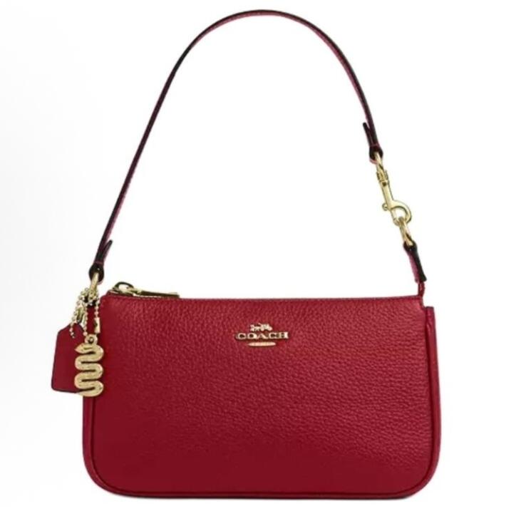 COACH Red Shoulder Bag