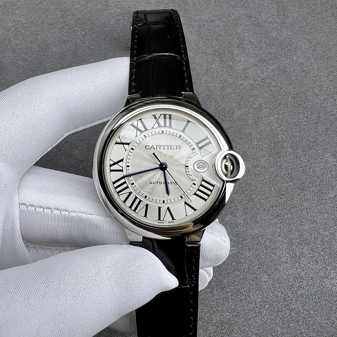 Cartier Automatic Leather Strap Watch