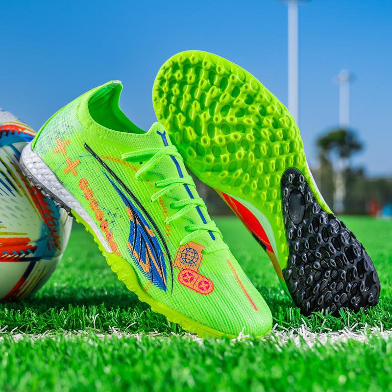 Neon Green Turf Soccer Shoes