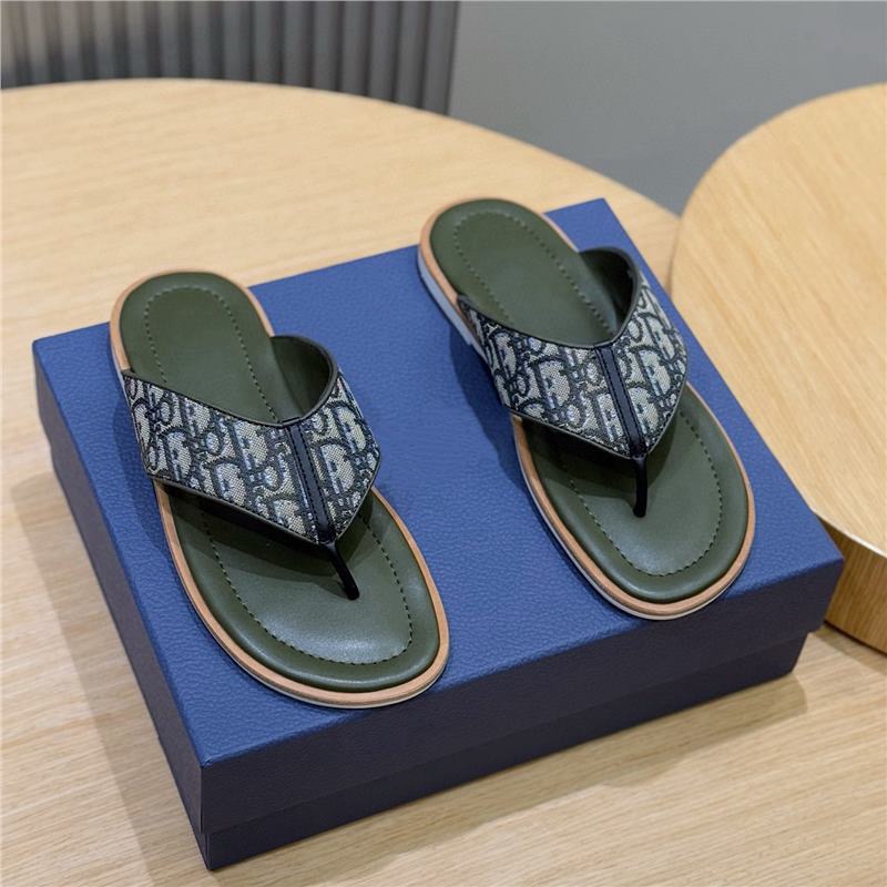 Monogram Strap Thong Sandals