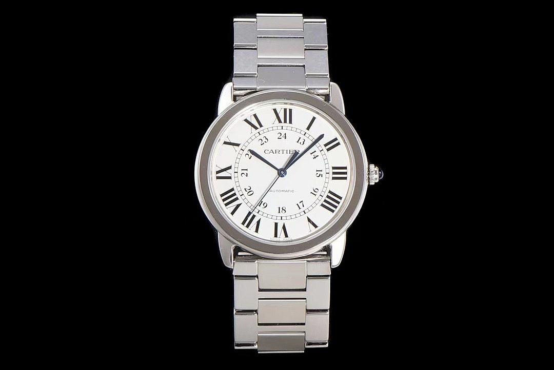 Cartier Automatic Steel Wristwatch