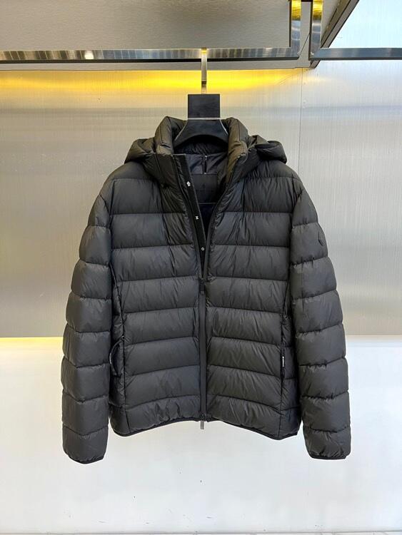 Style 729 Black Hooded Down Jacket