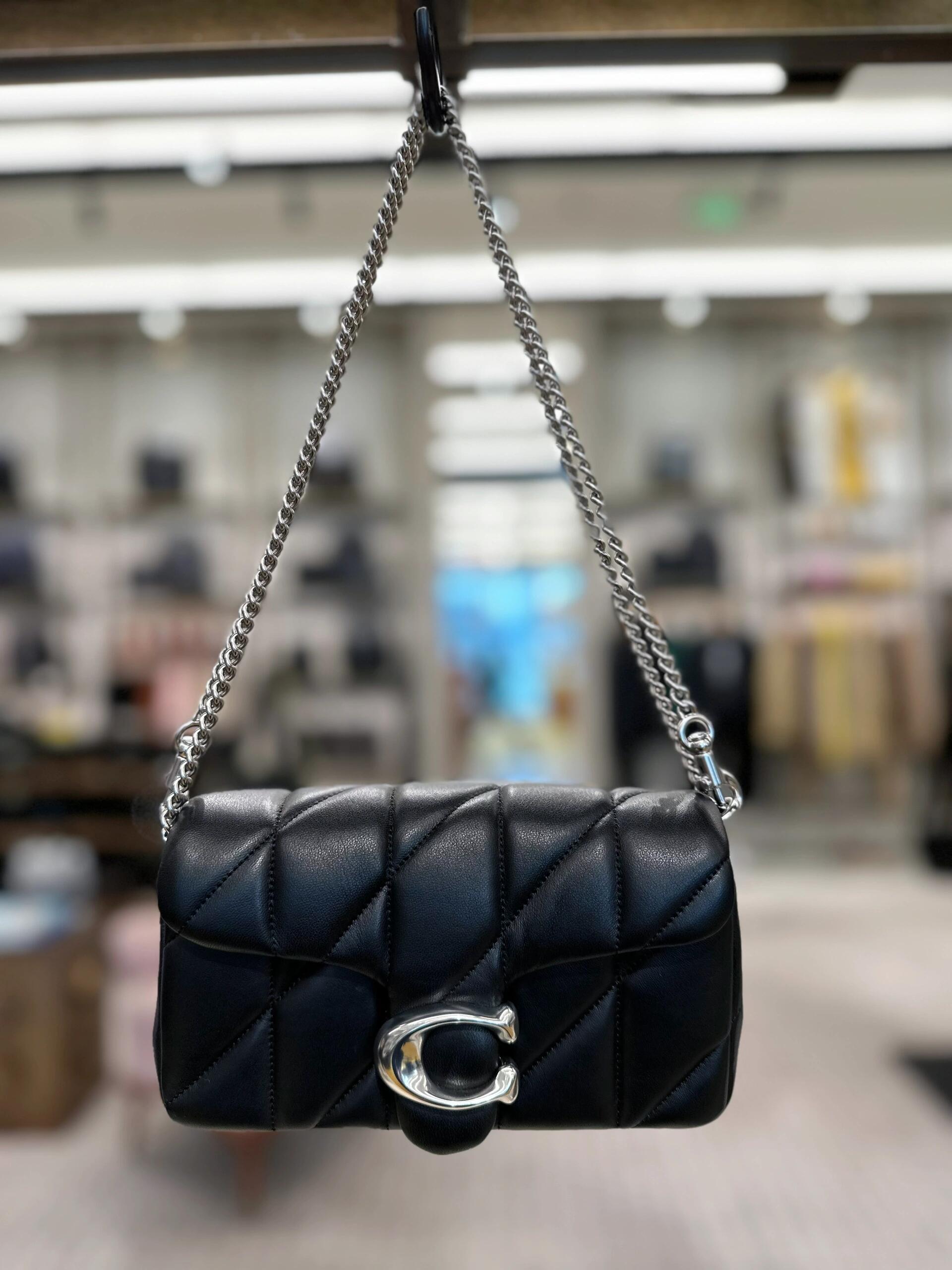 Coach Quilted Chain Shoulder Bag