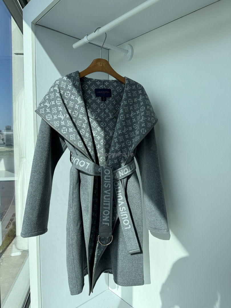 Louis Vuitton Monogram Hooded Coat