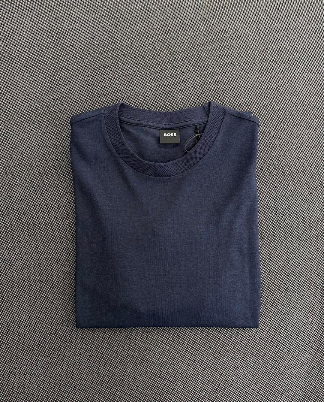 BOSS Plain Navy T-Shirt