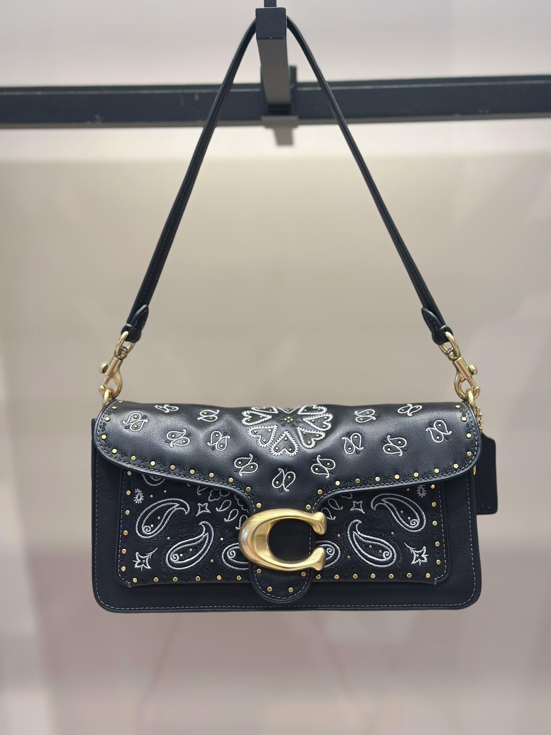 Black Paisley Shoulder Bag