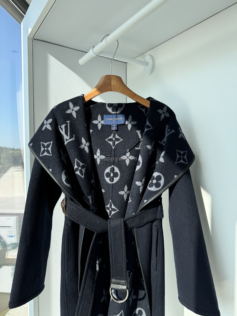 Louis Vuitton Monogram Hooded Coat