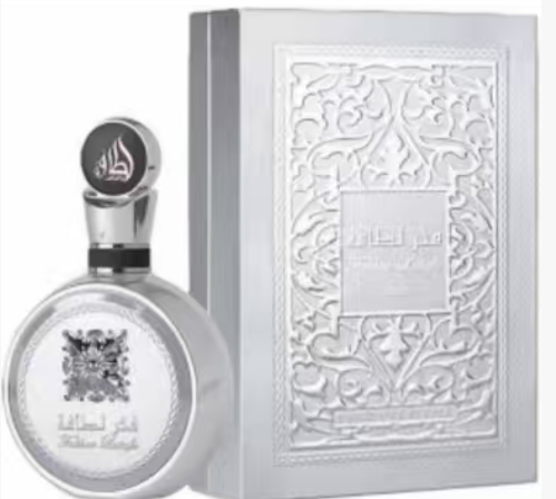 Lattafa Fakhar Eau de Parfum - Silver and White