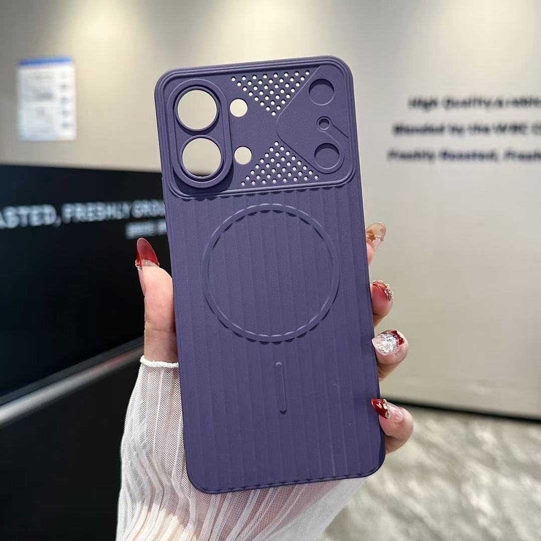 Magnetic Ring Camera Cover Phone Case