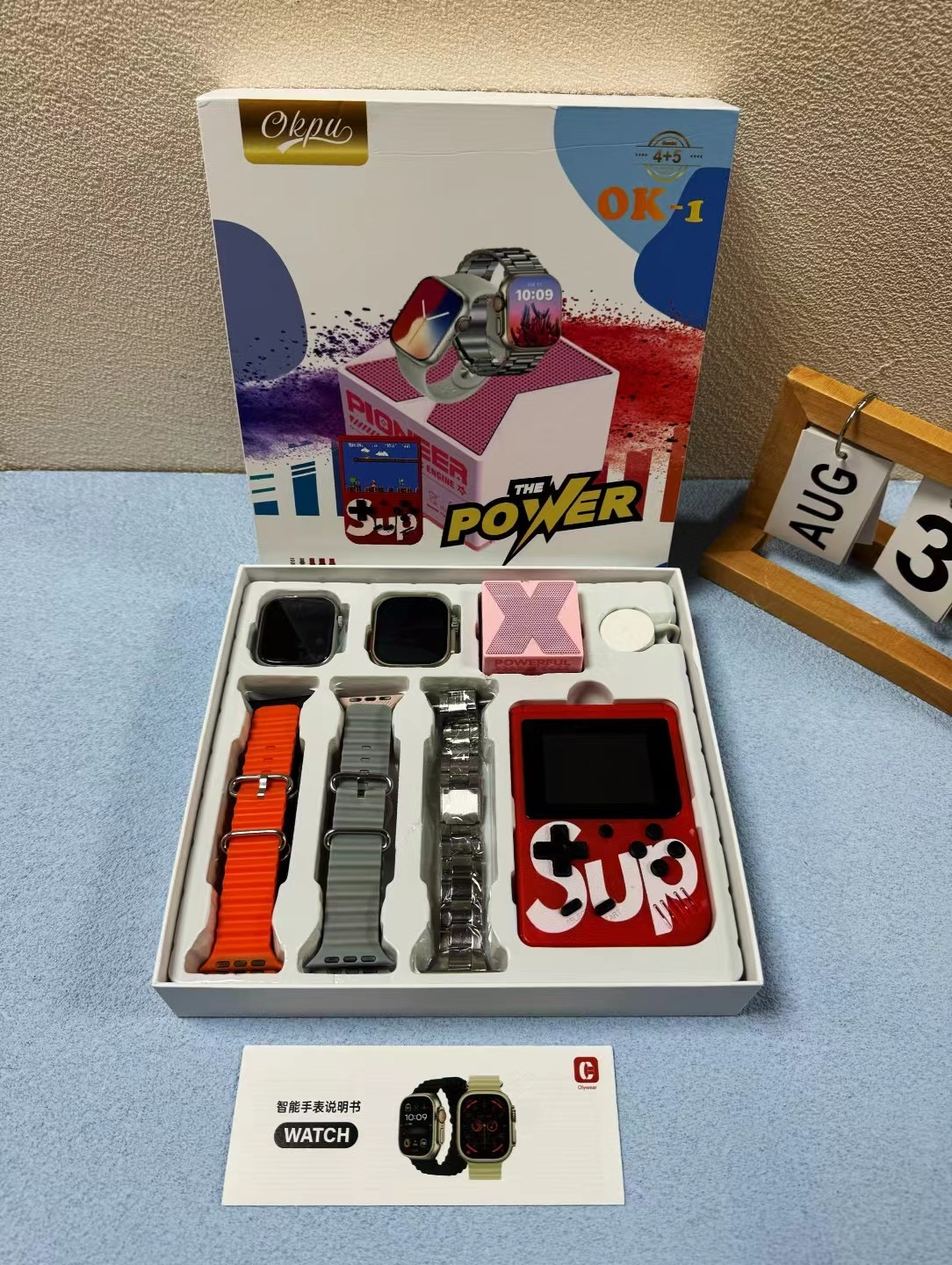 OK-1 Smartwatch and Game Console Gift Set