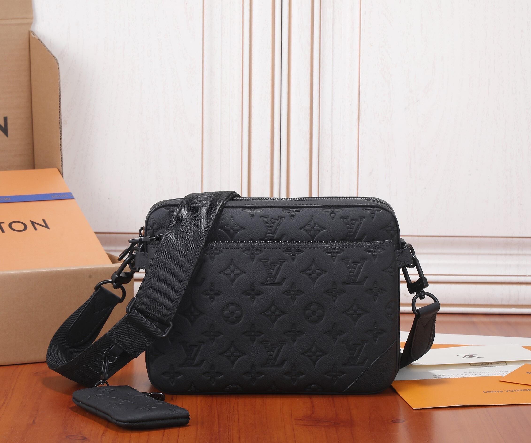 Louis Vuitton Black Monogram Crossbody Bag