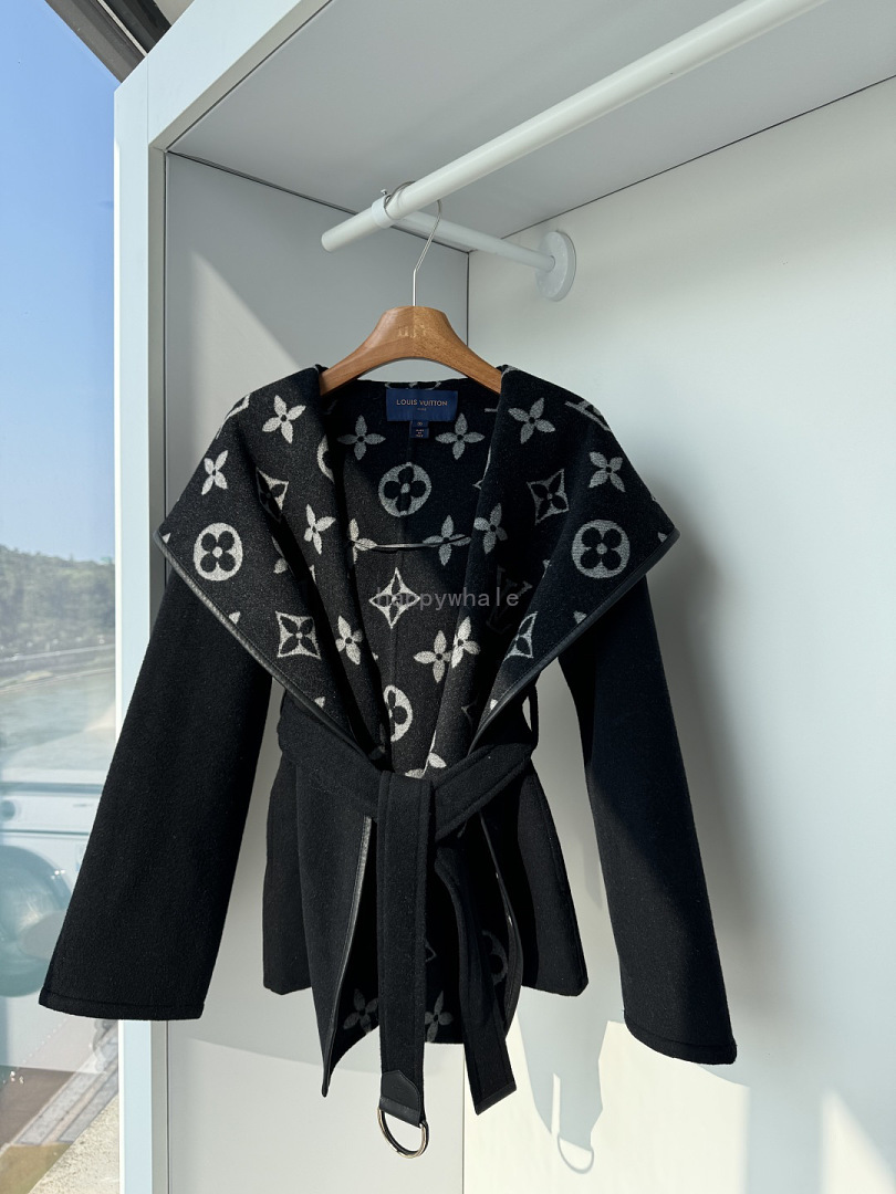 Louis Vuitton Monogram Wrap Coat