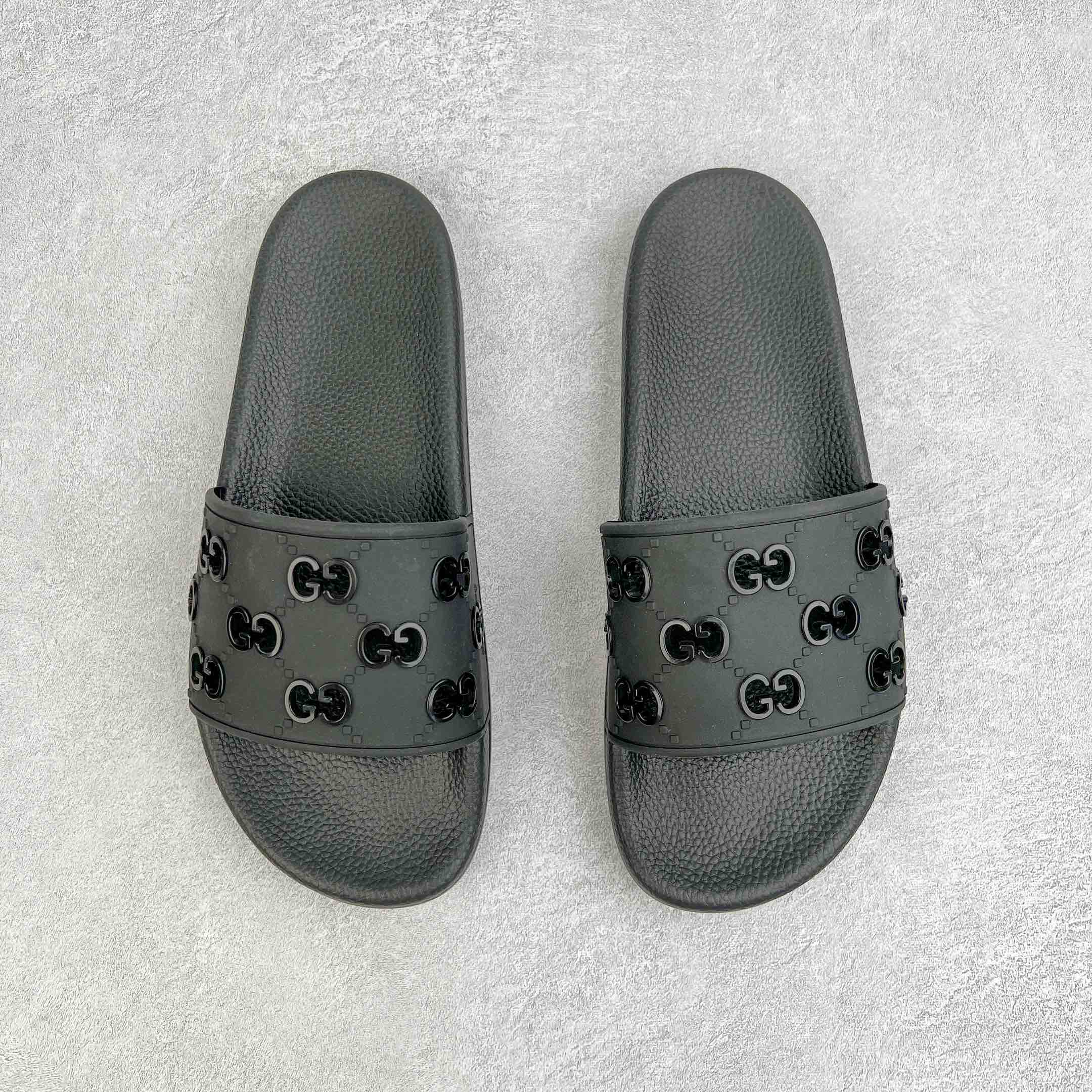 GG Monogram Slide Sandals