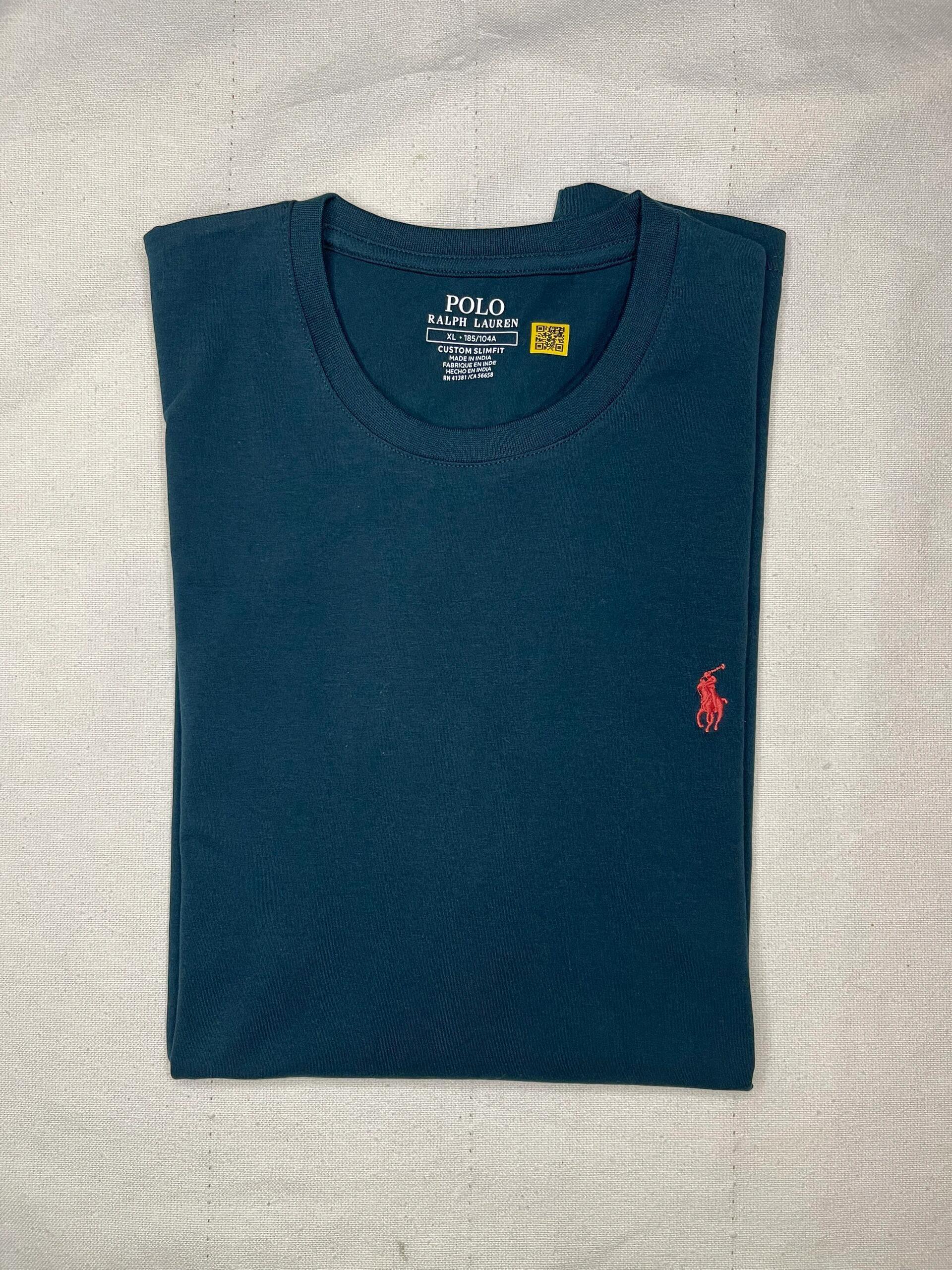 Polo Ralph Lauren Dark Teal Custom Slim Fit T-Shirt